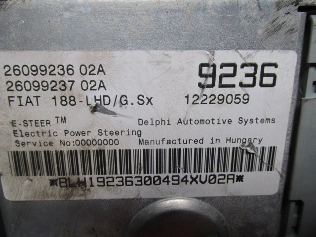 Fiat Punto 2 9236 számú elektromos kormány szervó