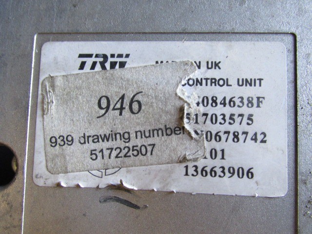 Alfa Romeo 159  abs egység 51703575 