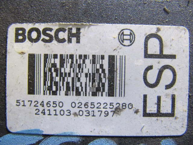 Alfa Romeo 156 abs egység 51724650 , 0265225280