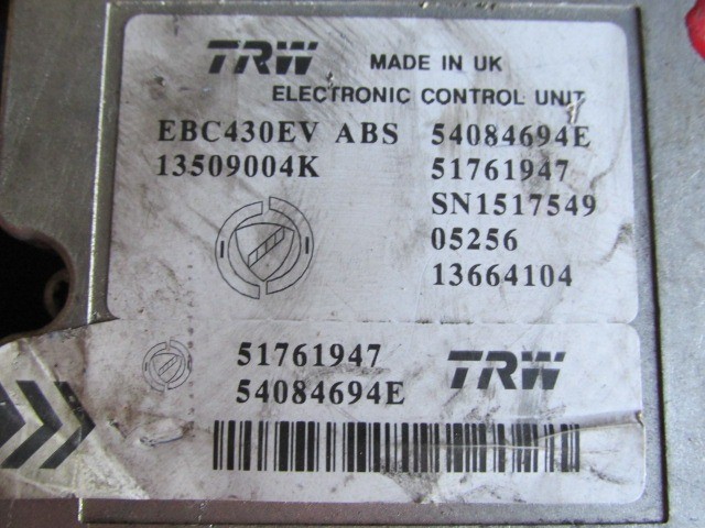 Lancia Y  II. 2003-2011 abs egység 51761947