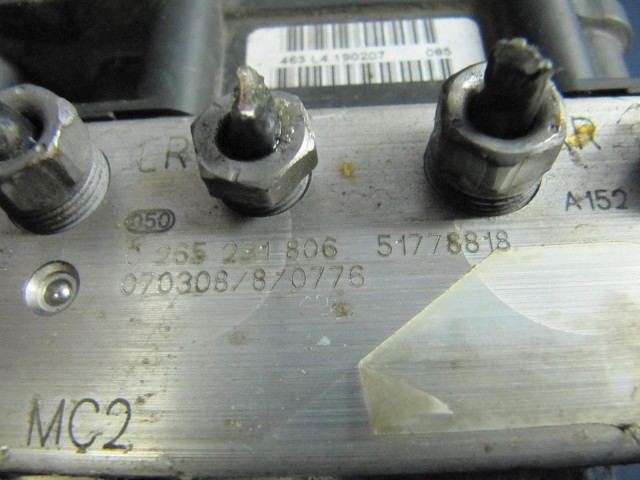 Fiat Stilo abs egység 51778818 , 0265231806