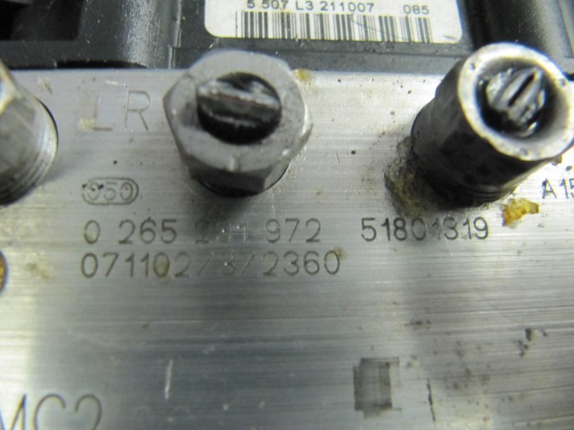 Fiat 500 abs egység 51801319 , 0265231972