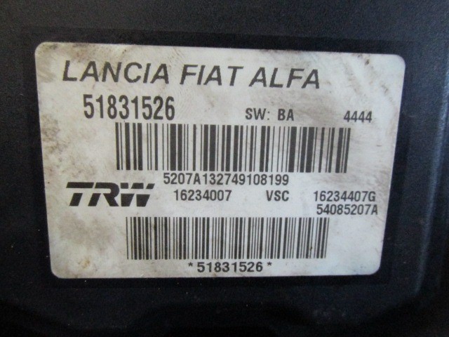 Alfa Romeo 159  abs egység 51831526