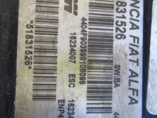 Fiat Linea abs egység 51889663 , 0265231995