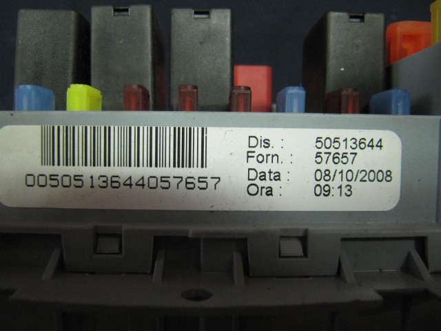 Alfa Romeo 159, Brera, Spider külső biztosíték tábla 50513644