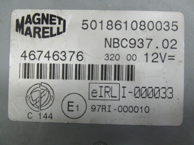 Alfa Romeo 147  immobiliser doboz 46746376