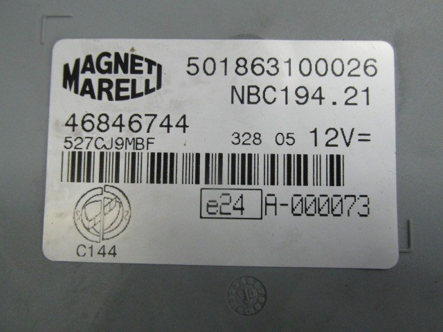 Fiat Croma 2005-2010 immobiliser doboz 46846744