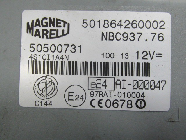 Alfa Romeo 147 immobiliser doboz 50500731