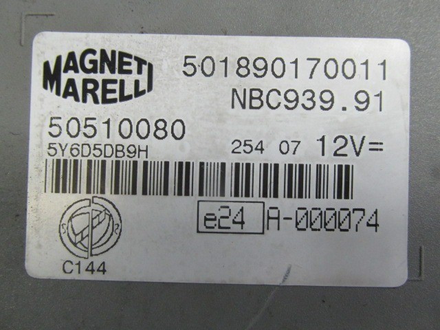 Alfa Romeo 159 immobiliser doboz 50510080