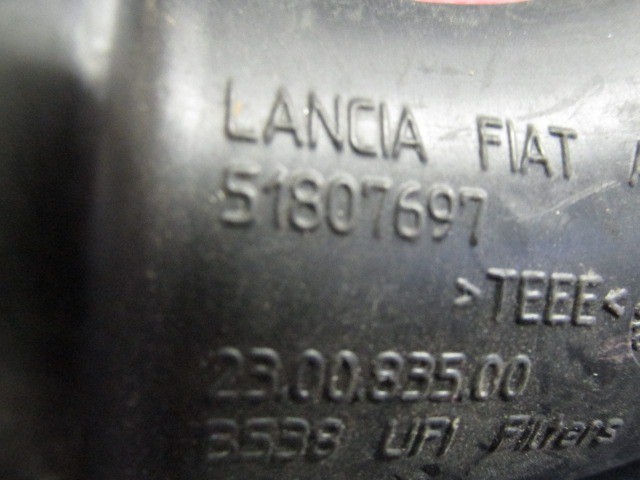 Alfa Romeo Giulietta  levegőcső-légtömegmérőből a turbóba 51807697