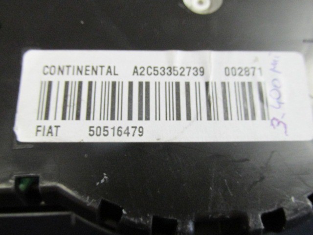 Alfa Romeo Giulietta 50516479 számú óracsoport