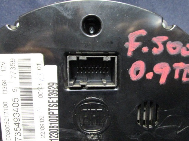 Fiat 500 735493405 számú óracsoport