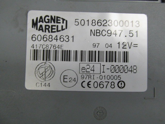 Alfa Romeo Gt  immobiliser doboz 60684631