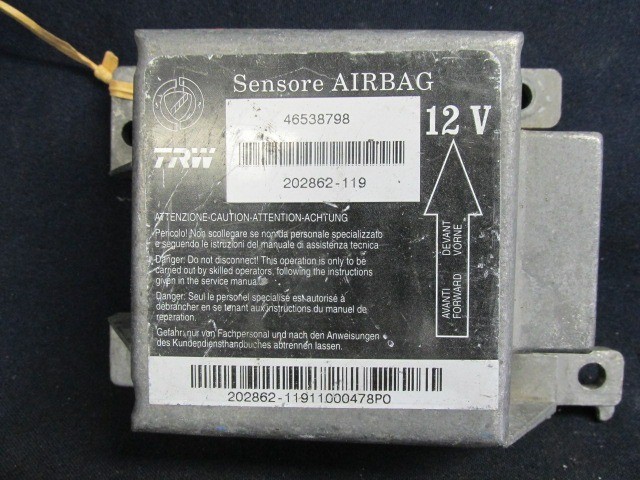 Alfa Romeo 145/146 46538798 számú légzsák indító elektronika