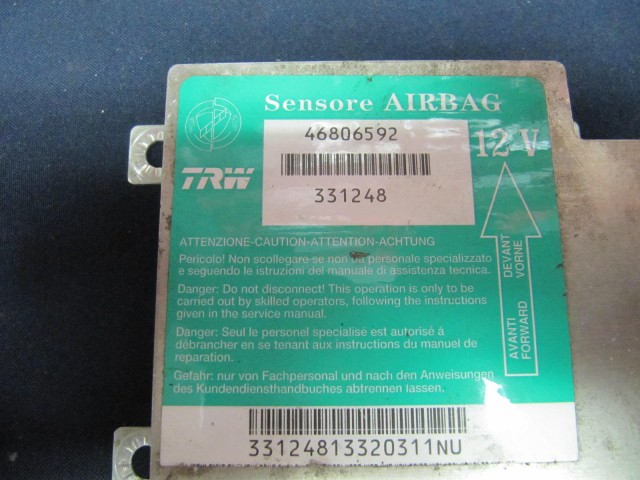 Fiat Punto II. légzsák indító elektronika 46806592