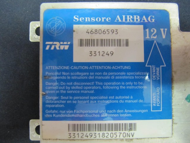 Fiat Punto II.-III. légzsák indító elektronika 46806593