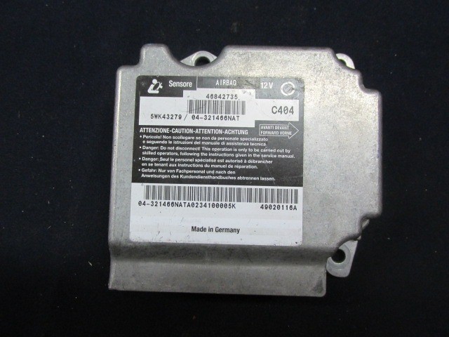 Lancia Lybra légzsák indító elektronika 46842735