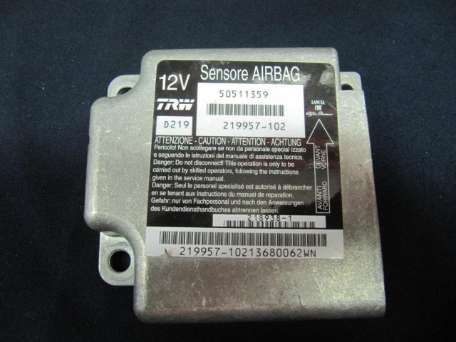 Alfa Romeo Nouvo Spider 2008-2010 légzsák indító elektronika 50511359