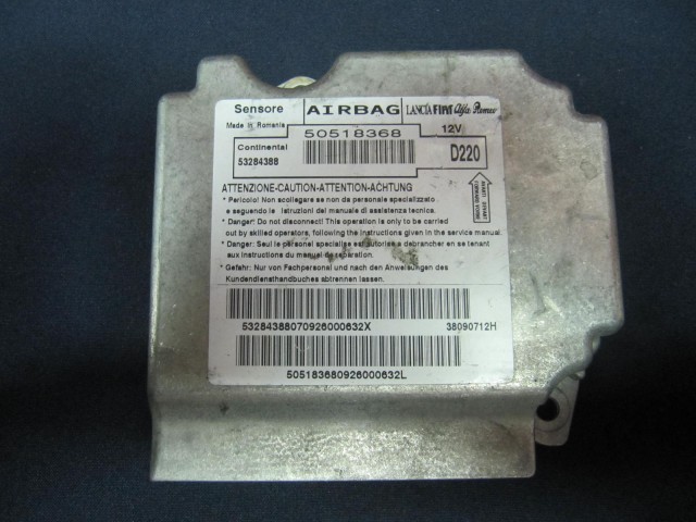 Alfa Romeo Mito  légzsák indító elektronika 50518368