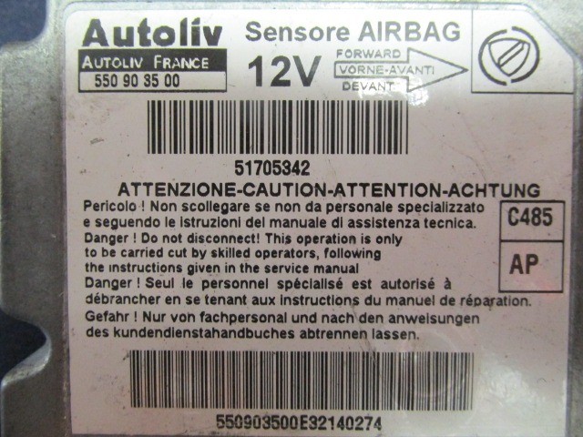 Fiat Doblo 2000-2005 légzsák indító elektronika 51705342