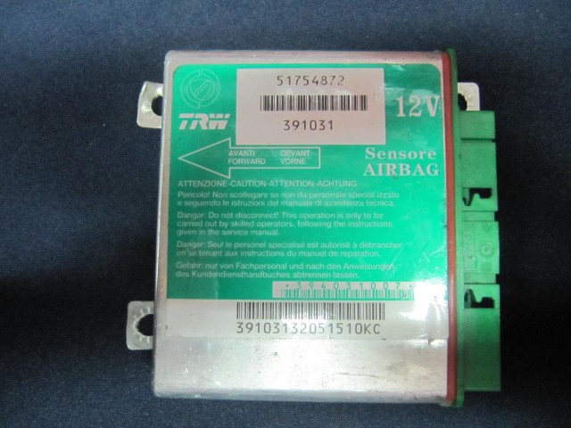Fiat Grande Punto 51754872 számú légzsák indító elektronika 