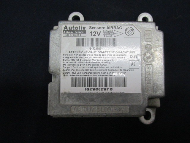 Fiat Doblo II. 2005-2009 légzsák indító elektronika 51772803