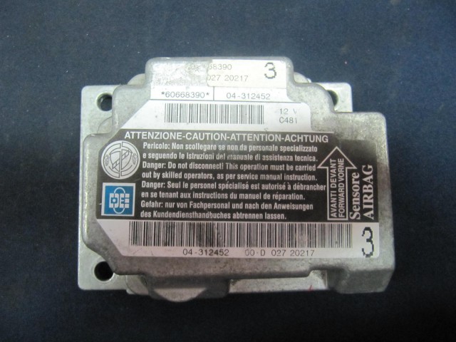 Alfa Romeo 156 légzsák indító elektronika 60668390