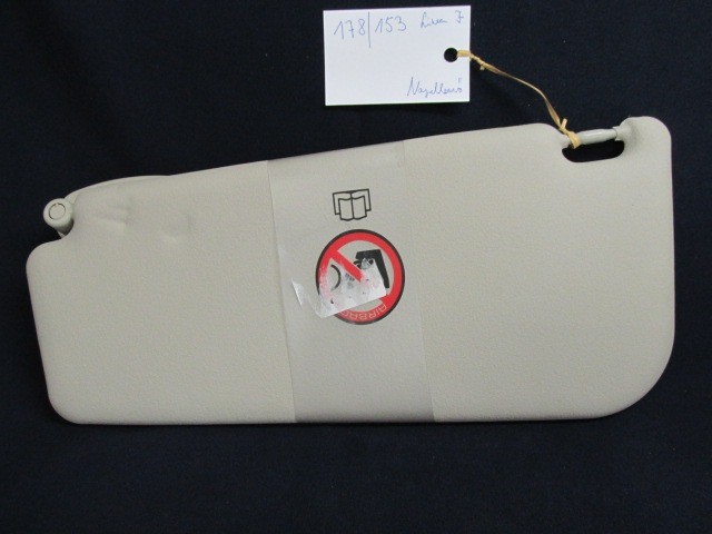 Fiat Linea krém színű, tükrös, jobb oldali napellenző