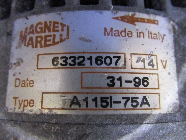 Fiat Bravo/ Brava/ Marea 63321607 számú generátor