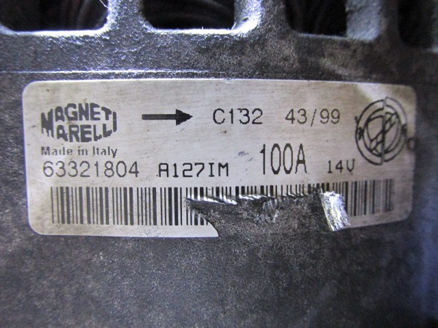 Alfa Romeo 145/146/147/156 63321804 számú generátor