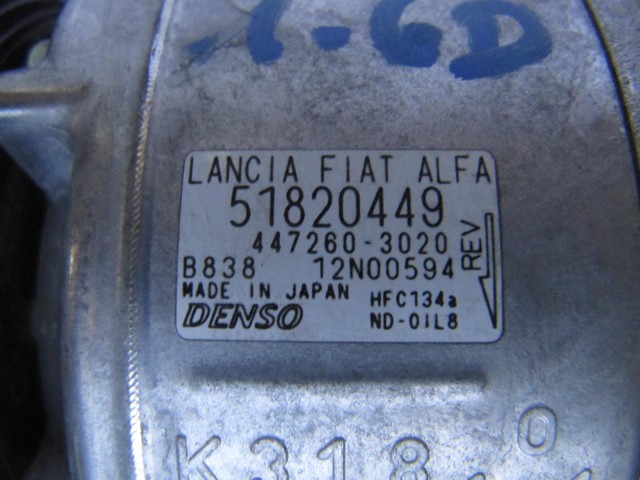 Fiat Bravo II. és Lancia Delta 51820449 számú klímakompresszor