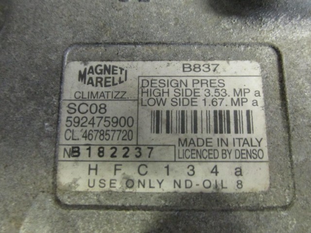 Fiat Bravo/Brava/Punto II. 46785772 számú klímakompresszor