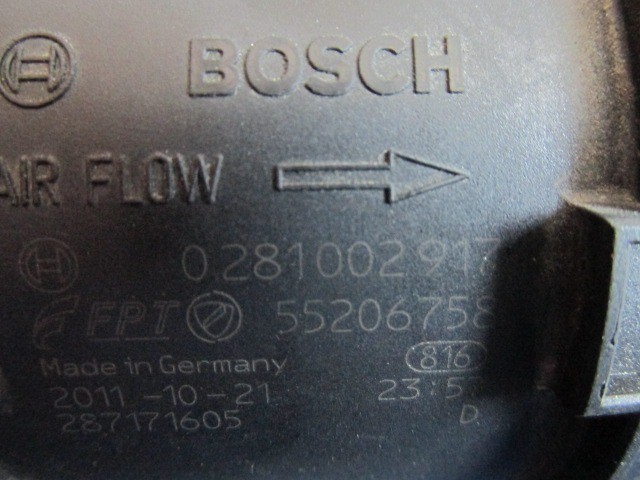 Alfa Romeo ,  Fiat  0281002917  számú légtömeg mérő