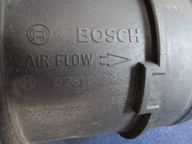 Alfa Romeo , Fiat légtömegmérő 0281002980 , 55206757