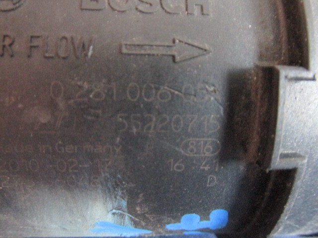 Alfa Romeo , Fiat , Lancia légtömeg mérő 0281006054