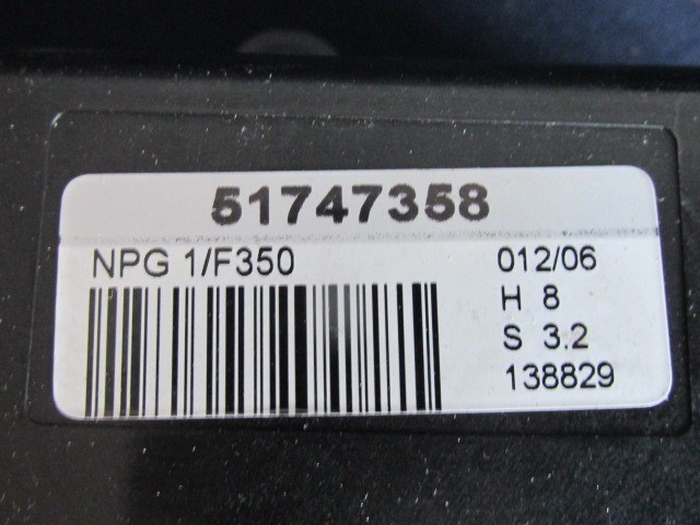 Fiat Idea, Lancia Musa bal oldali ablakemelő vezérlő 51747358