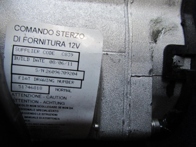 Fiat Panda 2003-2012 elektromos kormány szervó 51746818