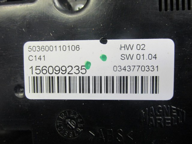 Alfa Romeo Giulietta nanuál  fűtéskapcsoló 156099235