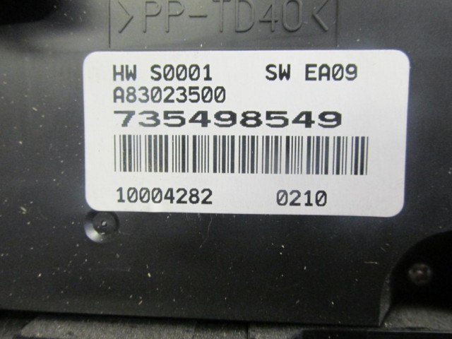 Fiat Doblo 2009-2023 digit klímás fűtéskapcsoló 735498549