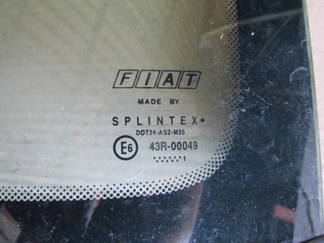 Fiat Multipla bal hátsó,fix,zöld színű üveg