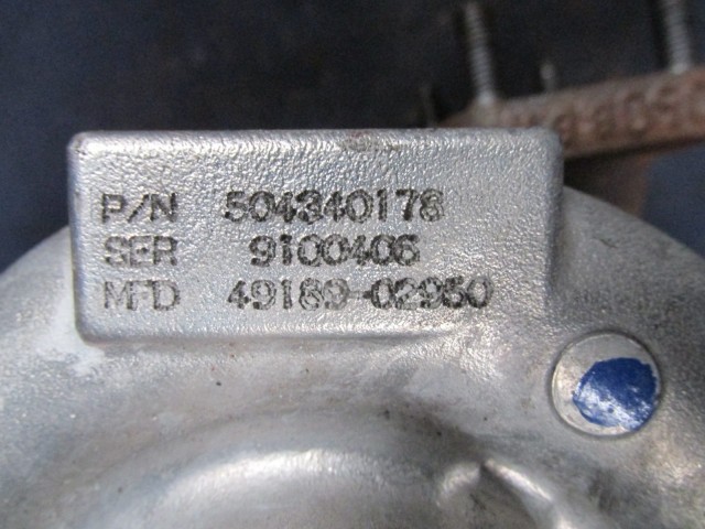 Fiat Ducato 504340178 számú turbó 