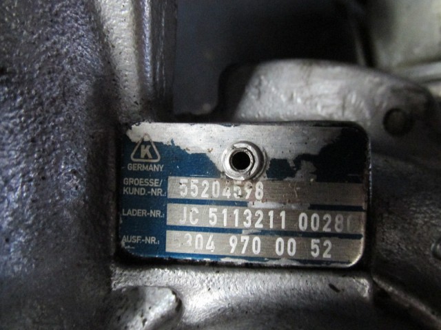 Fiat Croma és Alfa Romeo 159/Brera/Spider 55204598 számú turbó