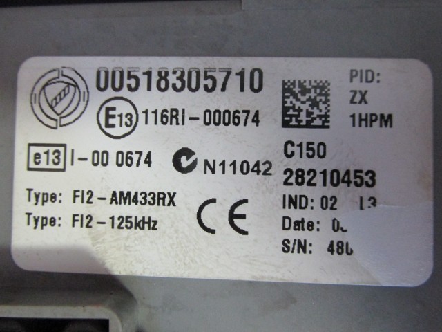 69332 Fiat 500 900cm TwinAir motorvezérlő szett 51875973