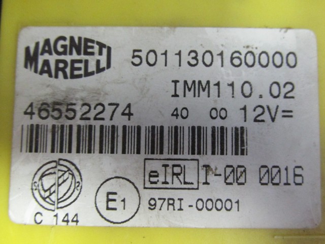 69341 Fiat Bravo,Brava,Marea TD 75 motorvezérlő szett  EGR 109B