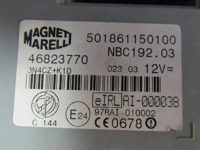 71903 Fiat Stilo 1,9 Jtd motorvezérlő szett 0281011396 , 55187569