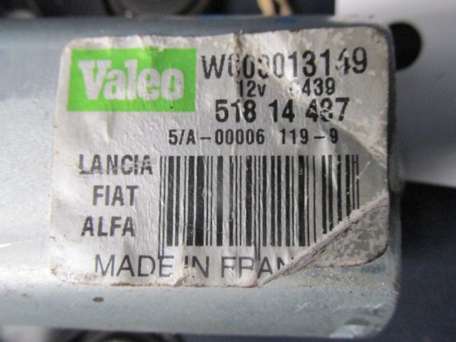 Fiat Doblo III. hátsó ablaktörlő motor