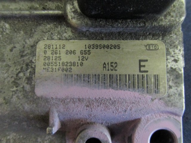 71926 Fiat Stilo 2,4 benzin motorvezérlő szett 0261206655 , 55182381