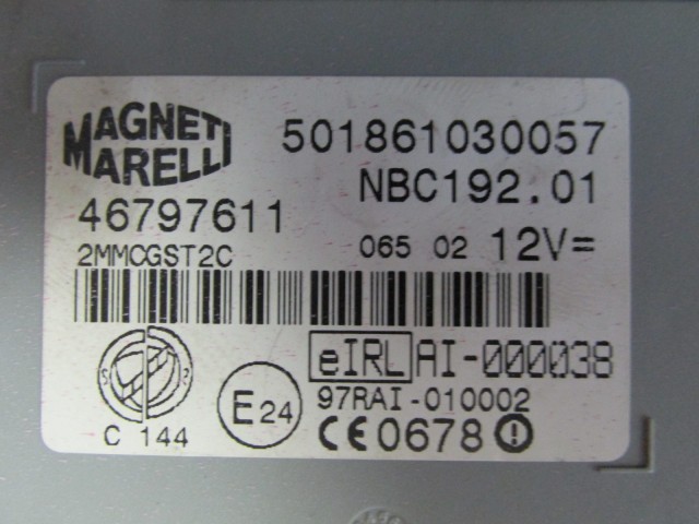 71926 Fiat Stilo 2,4 benzin motorvezérlő szett 0261206655 , 55182381