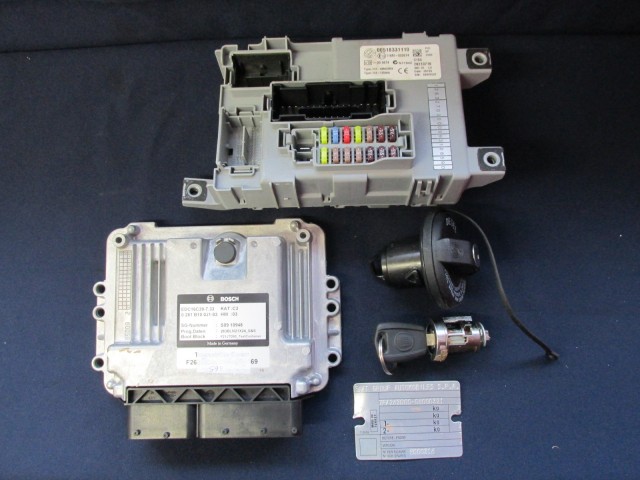 72006 Fiat Doblo III. 2,0 Diesel motorvezérlő szett 0281B100J1