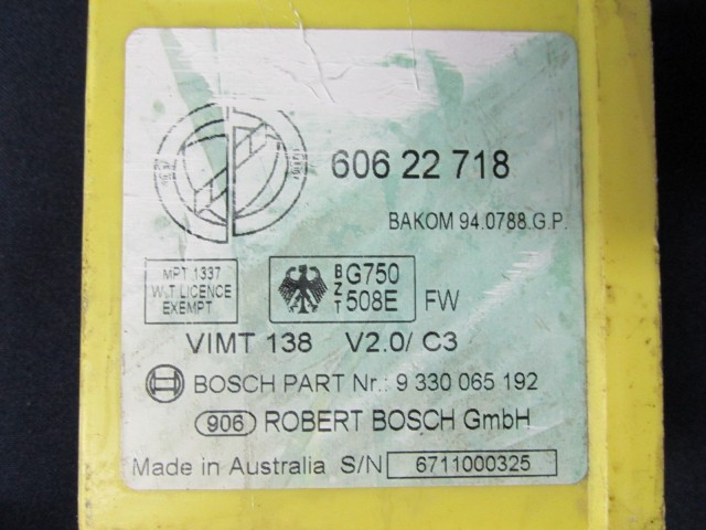 71961 Alfa Romeo 155 1,8 benzin motorvezérlő szett 0261204421